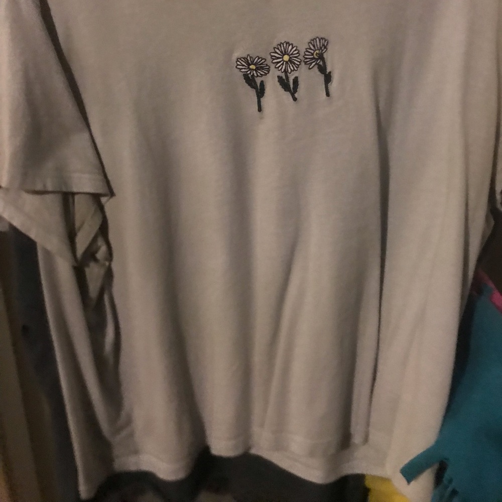 Cute flowers top size XL